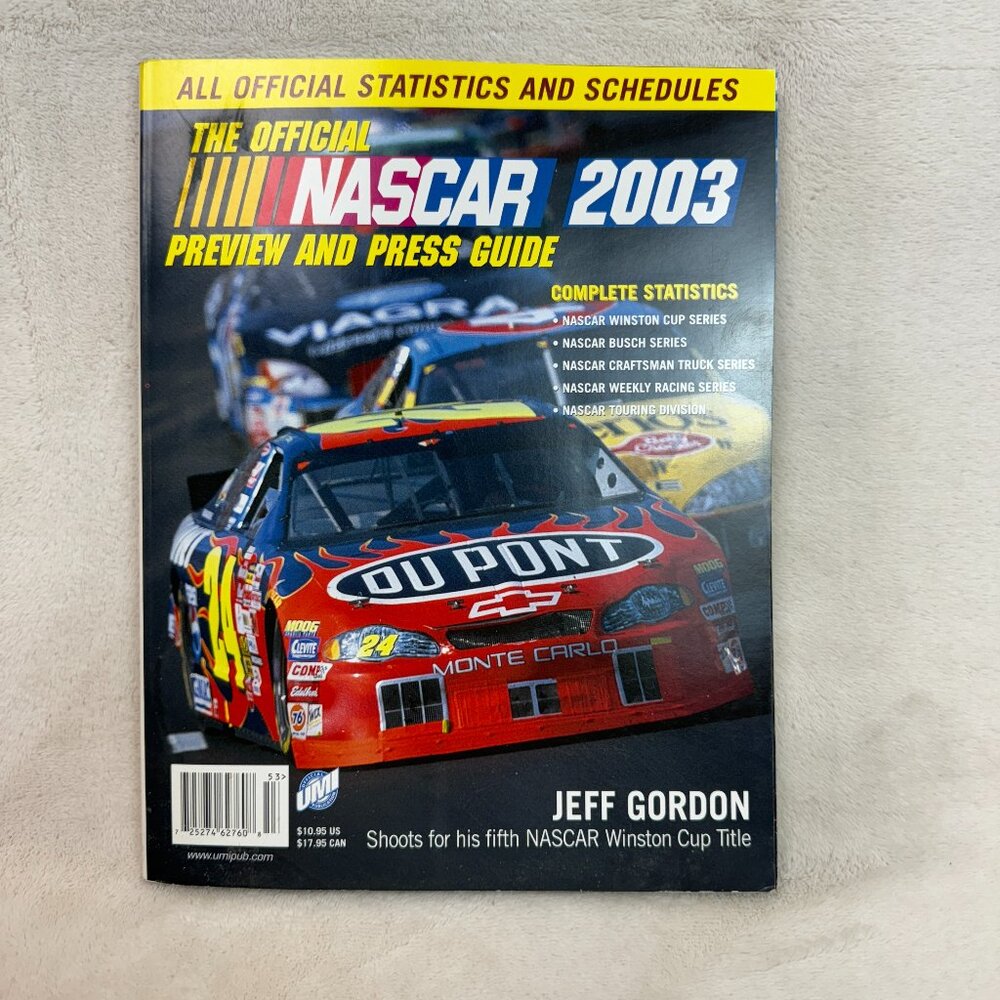 The Official NASCAR 2003 Preview and Press Guide Complete Statistics